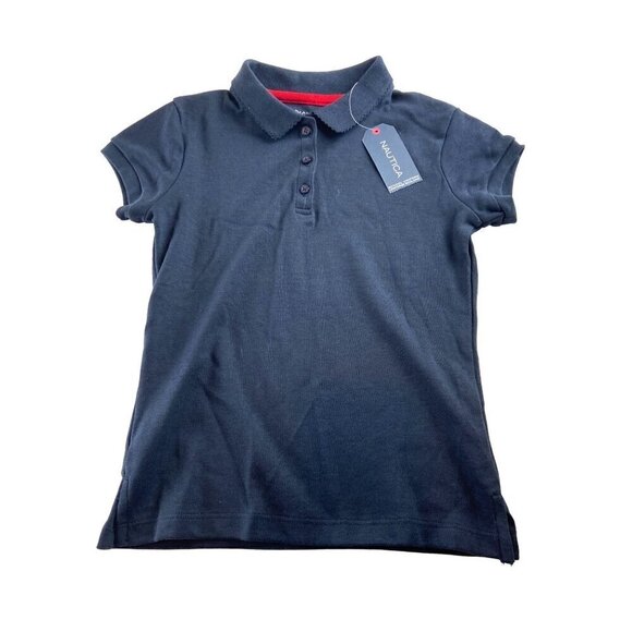 Nautica Girls' School Uniform Polo Shirt XL/6X‎ - Picture 1 of 3